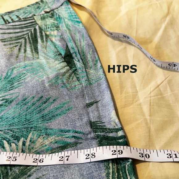 NEW PHOTOS! SOFT PANTS, TEAL MULTICOMBO, SIZE 24, REAL FLY, YKK ZIPPER, POCKETS, - Picture 9 of 16